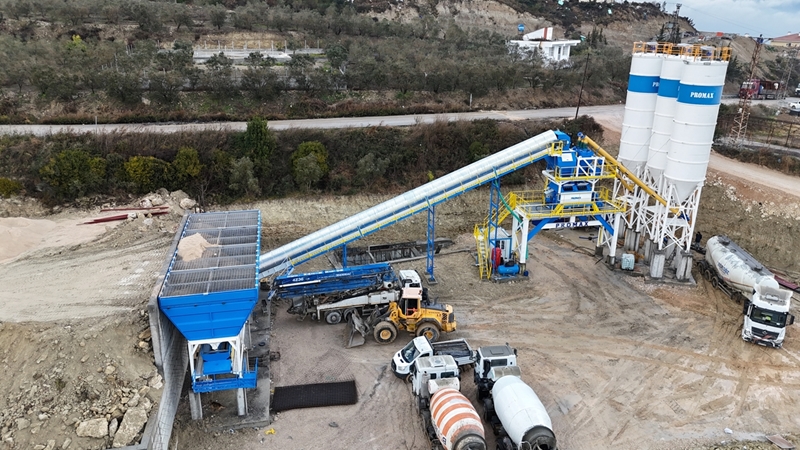 200m³/h Stationary Concrete Batching Plant